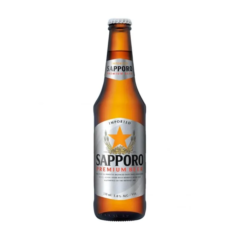 Cerveza Japonesa Sapporo 4.7%Vol 330 ml